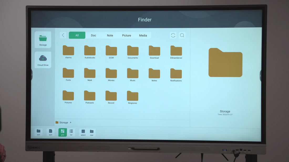 How to Use the Finder on HKMLC Smart Board for File Management