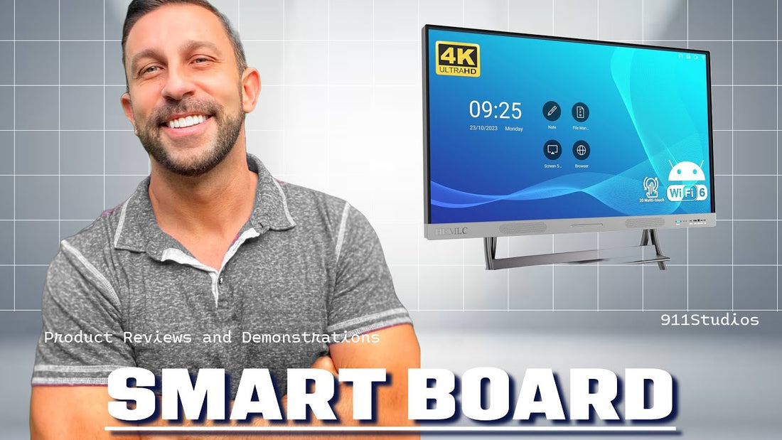 HKMLC Smart Board, Essential 55 Inch All-in-One Interactive Whiteboard