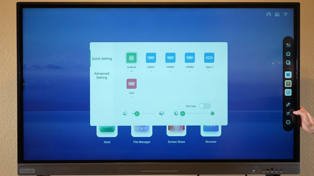 How to Set Up Wireless Connection on HKMLC Smart Board