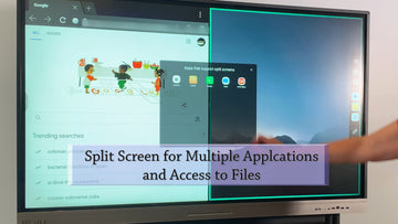 Leveraging the HKMLC Smart Board's Split Screen for Large-Scale Meetings