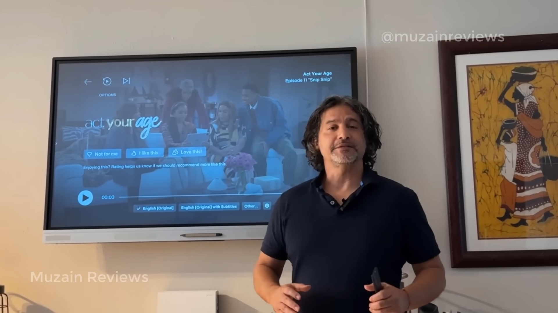 HKLMC SMart Board 55 Inch with 4K UHD Touch Screen Flat Panel