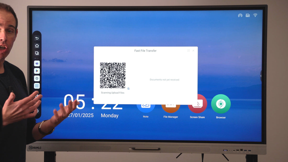 How to Use the Fast File Transfer for Collaborative Work on HKMLC Smart Board