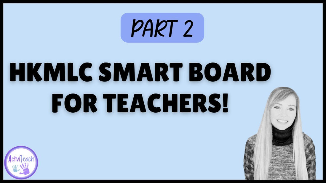Part 2 HKMLC Smart Board, Elite 55 Inch Interactive WhiteBoard for Teachers and Homeschool Parents