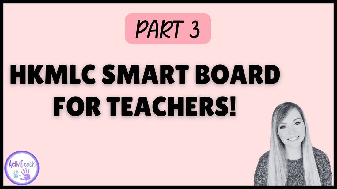 Part 3 HKMLC Smart Board, Elite 55 Inch Interactive WhiteBoard for Teachers and Homeschool Parents
