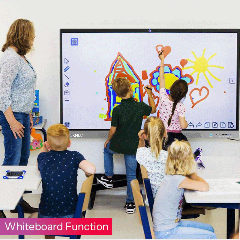 HKMLC 75 Inch Smart Board: The Ultimate Interactive Whiteboard for Classrooms and Business