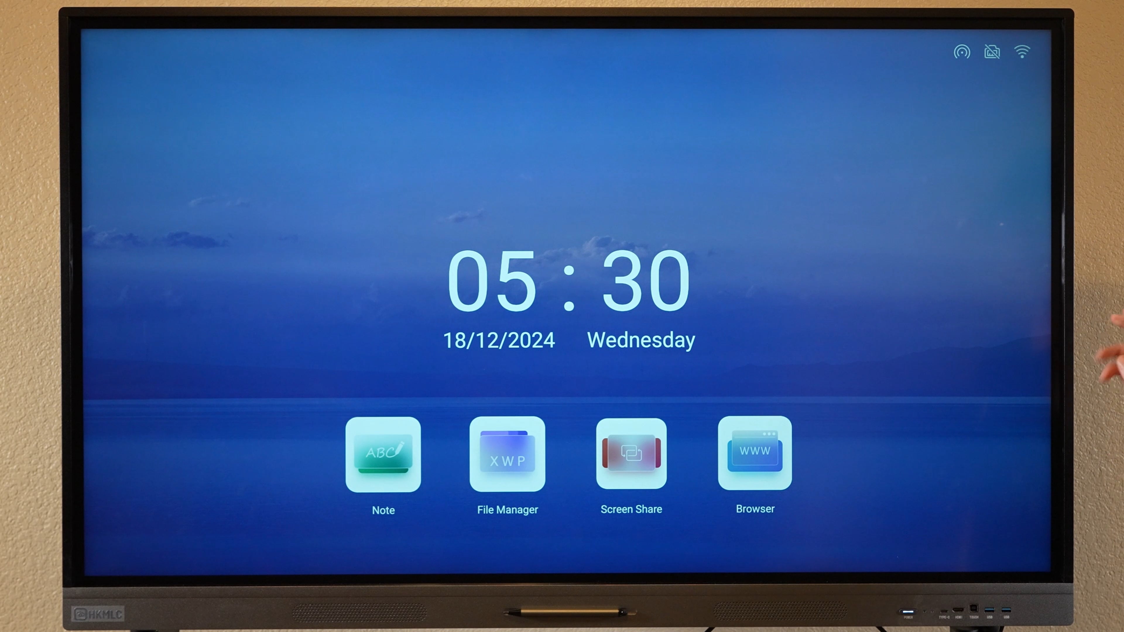 Exploring the Key Features of the HKMLC Smart Board Home Screen