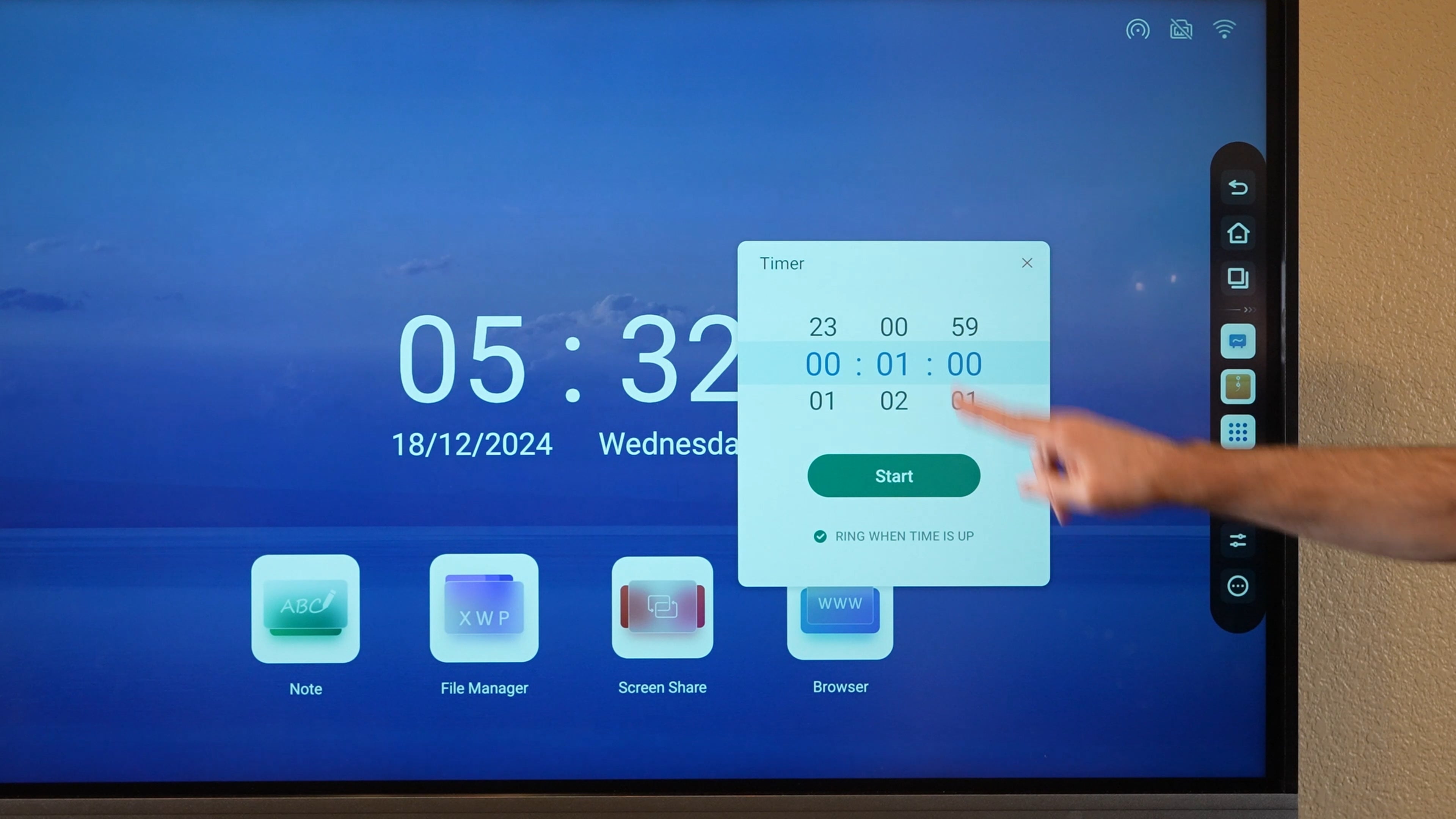 Exploring the Timer Function on HKMLC Smart Board for Classroom Activities