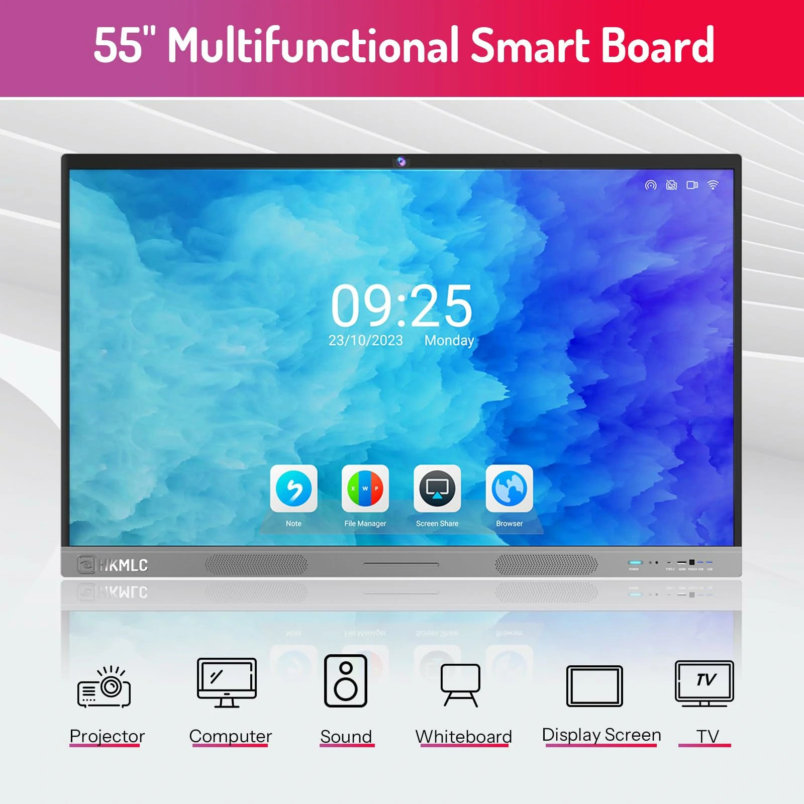 HKMLC Smart Board Explorer Essential Vision 55 - HKMLC Smart Board