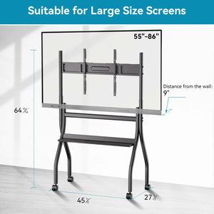 HKMLC Smart Board Movable Stand Suitable for Large Size Screens